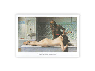 Cartell de el quadre "Le Massage, scène de Hammam".