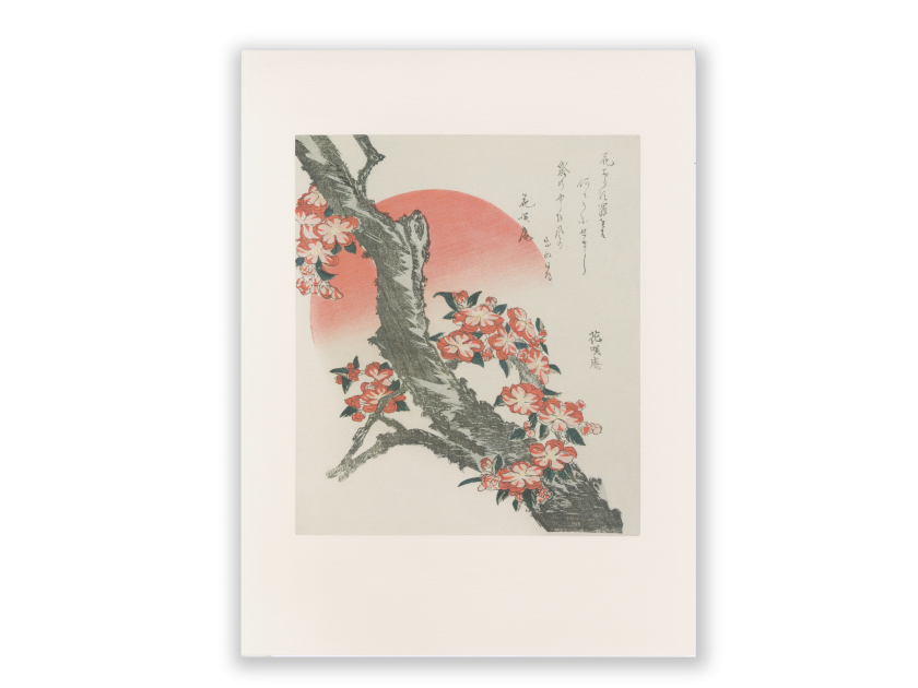 Estampe de l'artiste japonais Hokusai.