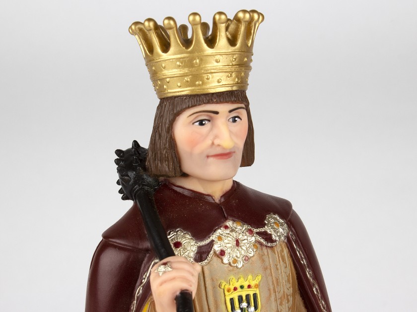 Plastic figurine of King Jaume I