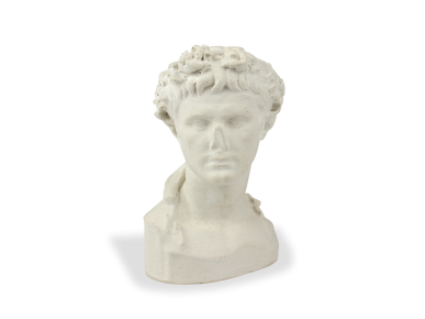 Bust of the Emperor Augustus seen from the front