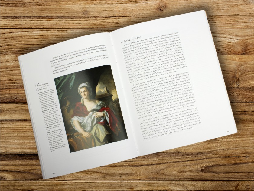 tapa del catálogo de una exposición dedicada a la pintura italiana