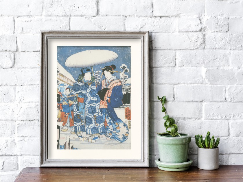 Print by the Japanese artist Kunisada