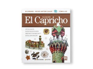 couverture d'un guide visuel du Capricho de Gaudí en allemand