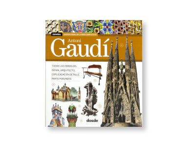 Tapa de una guía explicativa de las obras de Antoni Gaudí