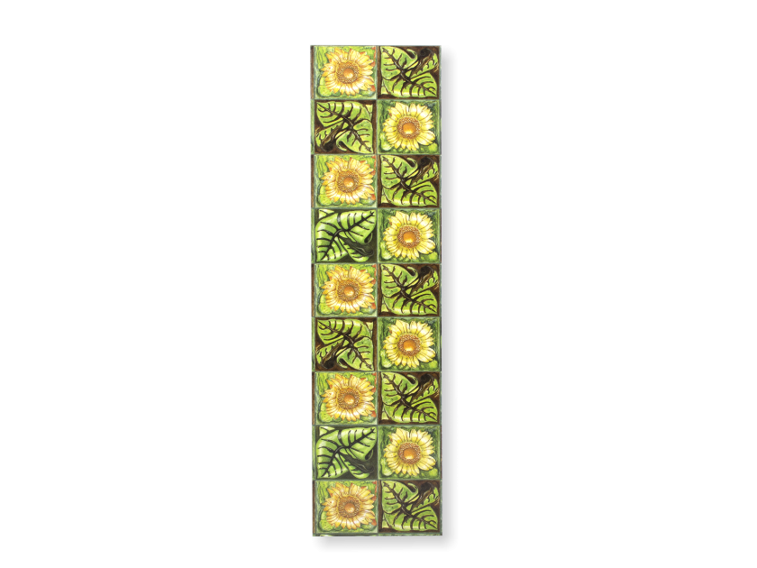 bookmark with an illustration of sunflowers