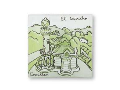 Glass Magnet - El Capricho de Gaudí