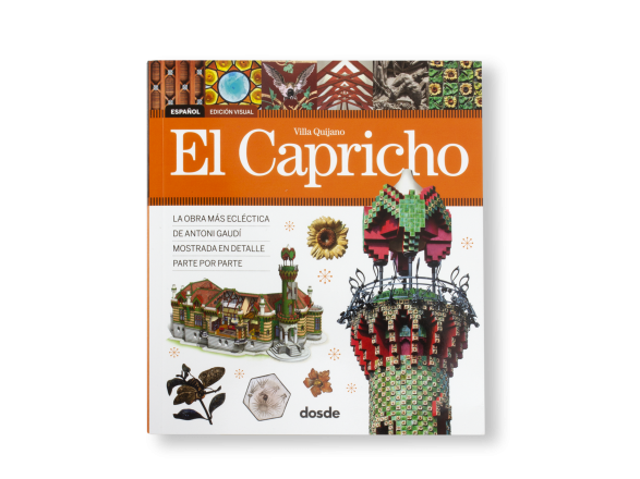 couverture d'un livre sur le Capricho de Gaudí en espagnol