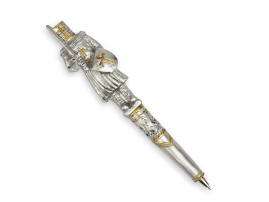 stylo en forme de chevalier en armure