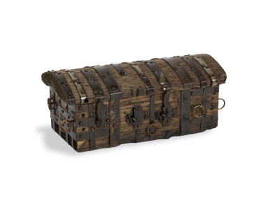 Caja de madera (reproducción del cofre del Cid)