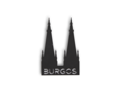 magnet représentant la cathédrale de burgos
