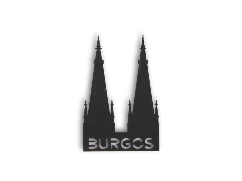 magnet showing the cathedral of burgos