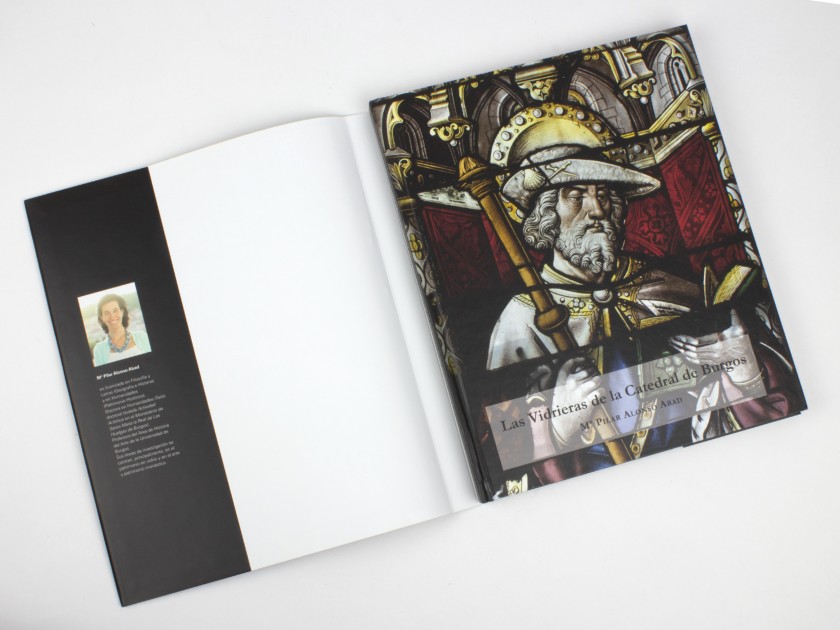 cover of the book "las vidrieras de la catedral de burgos