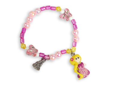 bracelet rose pour petite fille